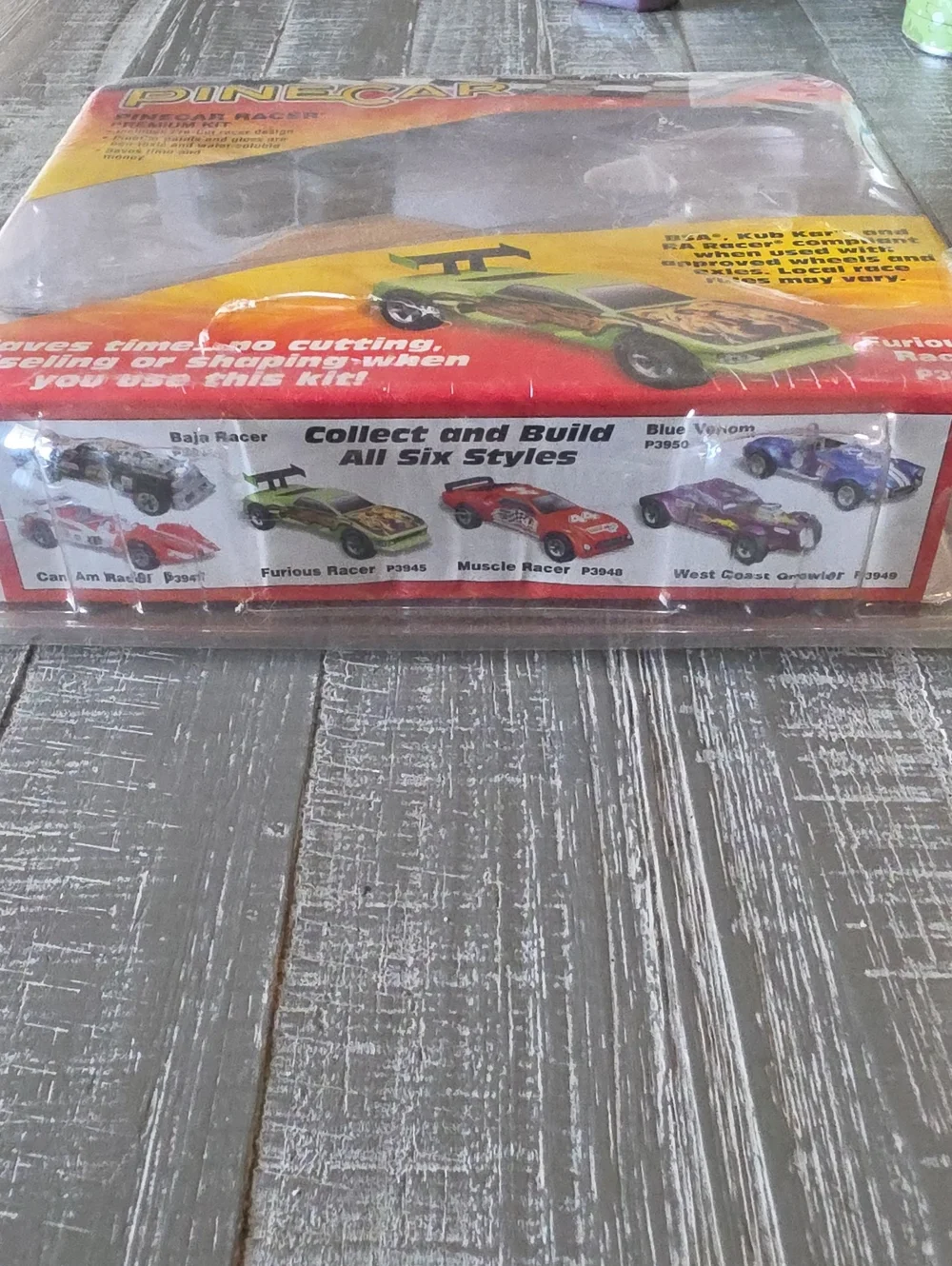 PineCar Furious Racer Premium Kit (Model P3945), Boy Scouts & Kub Kar Compliant